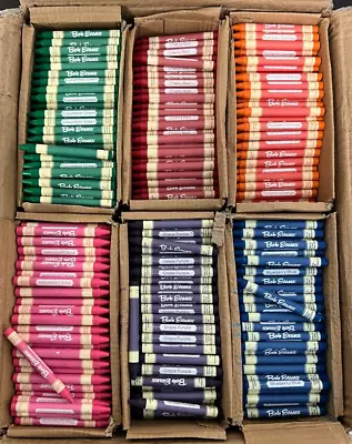 Bulk Pack Of 3200 Crayons Bob Evans 6 Colors 37 LBS 525 Of Each Color 6615 • $52.99
