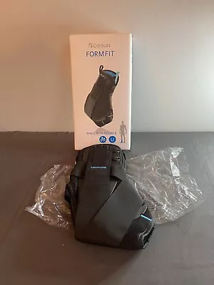 Ossur FormFit Black Comfort Sports Ankle Brace With Figure 8 Strapping Size LG • $14.99