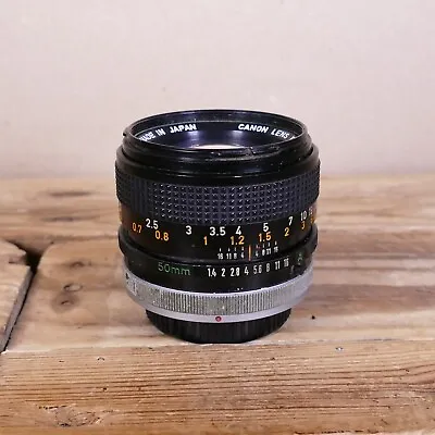 Canon FD 50mm F/1.4 SSC Manual Focus Lens - See Description • £49.95