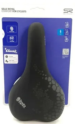 Selle Royal Freeway Moderate Men's Bike Saddle Black • $18.83