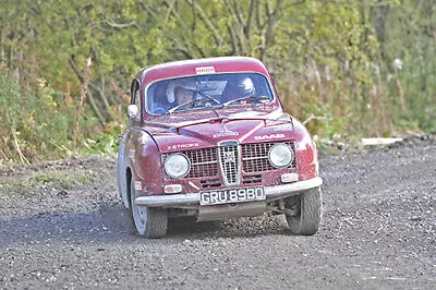 Cambrian Rally 2010 Nick Pinkett Saab 96 High Quality 12 X8  Print • £5.99