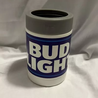 Budlight Beer Can Metal Insulator Holder Koozie • $12