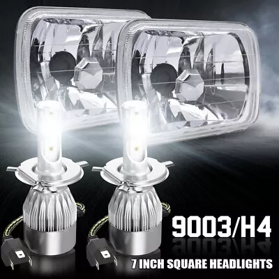 $104.99 • Buy For 1995 1996 1997 Nissan Pickup Hardbody LED Headlights Hi/Lo Sealed Beam 7x6 
