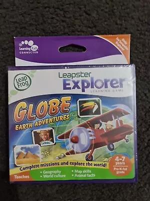 LeapFrog Leapster Explorer GS LeapPad Learning Game Globe Earth Adventure NEW • $22