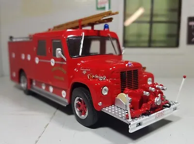 1:43 International Loadstar Fire Engine Tender 1972 Diecast Scale Model Truck • $43.32