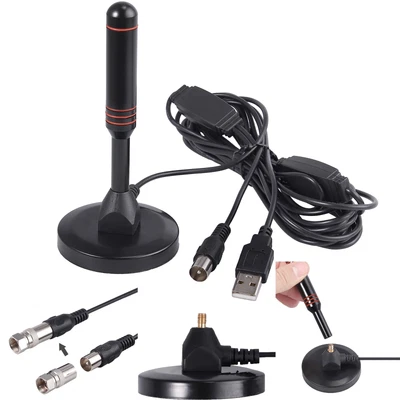 Portable HGV Caravan Digital TV Antenna DVB T Magnetic Aerial Digital Freeview • £9.99