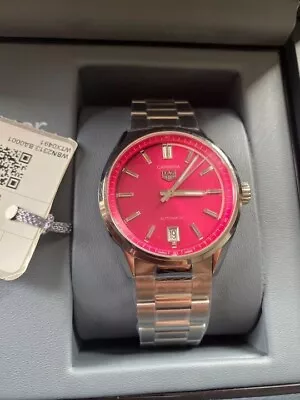 Tag Heuer Carrera WBN2313 Date 36mm Pink Dial Automatic 36mm 2023 Watch • £1950