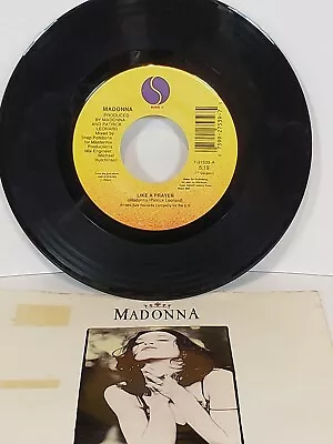 Madonna Like A Prayer 45rpm 7  7-27539-A 1989 Sire Ex Condition  • $18.99