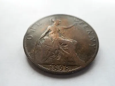 1898 One Penny Coin Queen Victoria. • £1.25