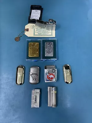 Lot Of 8 Vintage Cigarette Lighter's Marlboro Zippo Camel A.S.R. And Imco Tr • $45