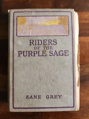 Riders Of The Purple Sage Zane Grey 1912 Harper & Brothers  • $15.99