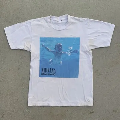 Vintage Nirvana Shirt Nevermind Small Medium Band Shirt Band Tee Giant 90s  • $1400