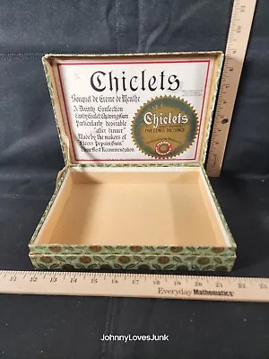 Vintage Chiclets Gum Candy Store Display Box General Stor Counter Advertising • $100