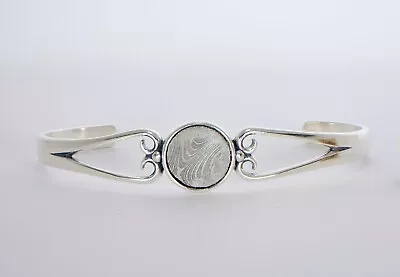 Meteorite Bracelet I Beautiful Damascus Steel Bracelet - TOP METEORITE Jewelry • $175