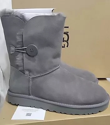 Ugg Women Bailey Button Ii - 1016226 Grey - Size 10 New • $89.99