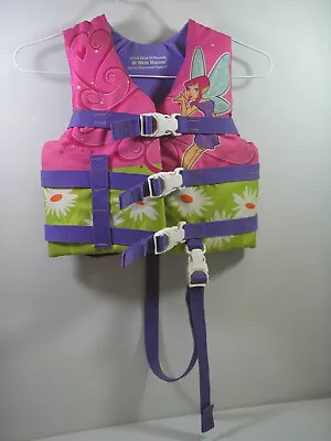 West Marine Life Jacket Flotation Vest Child Girls 30-50 LBS Fairy Garden Type 3 • $8.99