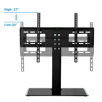 Universal TV Stand W/Mount Pedestal Base For 32 40 42 46 47 48 50'' Inch LCD LED • £22.99