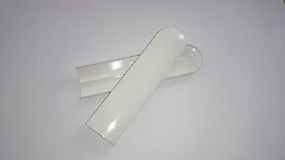 2 X Window Board End Cap Bullnose 100mm Long White Fit 23mm Laminated Boards • £2.89