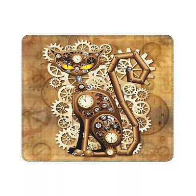 Mouse Pad Steampunk Cat Vintage Anti-Slip Gaming Mouse Pad For Laptops Office... • $16.28