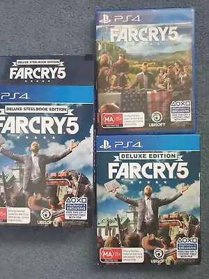 $35 • Buy Far Cry Farcry 5 Special Deluxe Steelbook Metal Case Edition 🇦🇺 PS4 
