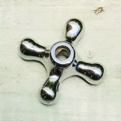 Home Restoration Vintage Retro Cross Tap Handle Chrome Bath Shower Replacement C • $29.99