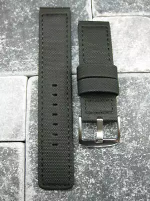 20mm PVC Rubber Band Black Diver Watch Strap Maratac Elite Black For IWC PILOT • $19.99