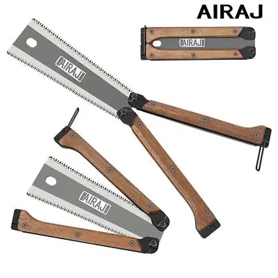 AIRAJ 12 Inch Portable Pocket Saw Wooden Folding Saw SK5 Steel Cutting Tools • $13.85
