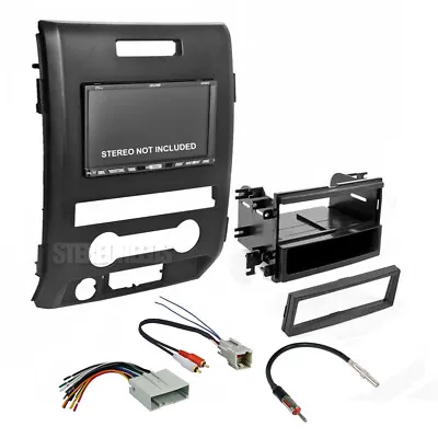 Car Radio Stereo Double Din Dash Kit Harness Antenna For 2009-2014 Ford F-150  • $39.90