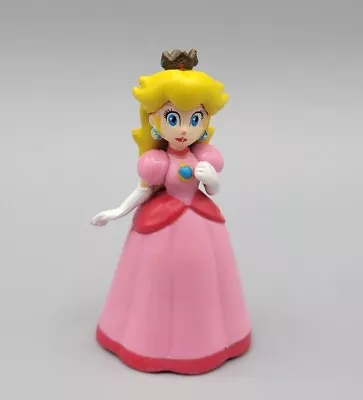 Super Mario Bros PRINCESS PEACH 2  Figure 2008 Nintendo Toy Cake Topper • $12.95