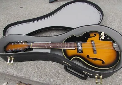 Vintage 1960's Ibanez Gakki? Electric Mandolin With Case • $695