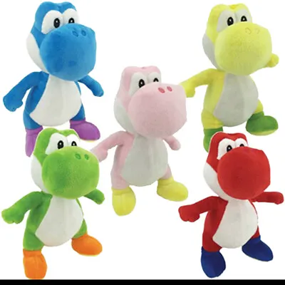 8  Nintendo Super Mario Bros Yoshi Plush Toy Stuffed Licensed *Choose Color* • $10.98