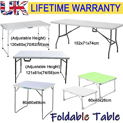 Heavy Duty Camping Picnic Table Folding Garden Portable Outdoor BBQ Party Market • £10.50
