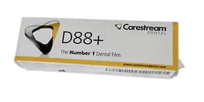 Kodak Dental X-Ray Film Size 2 Intraoral Periapical Carestream D88+ 100pk USA • $31.44