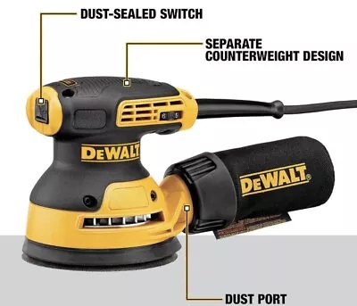 Dewalt DWE6423 5 Inch Variable Speed Random Orbit Palm Sander • $79.99