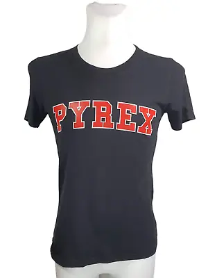Pyrex Vision Black T-shirt Red Spellout Size XS • $34.99
