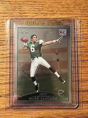 2009 TOPPS CHROME MARK SANCHEZ RC ROOKIE CARD #TC220 New York Jets • $1.99