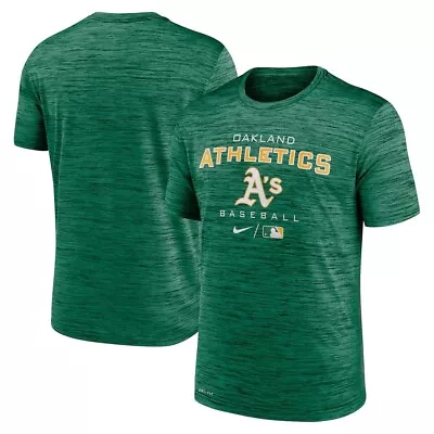 NWT Oakland Athletics A’s Nike Authentic Velocity Performance T-Shirt SMALL MLB • $19.99