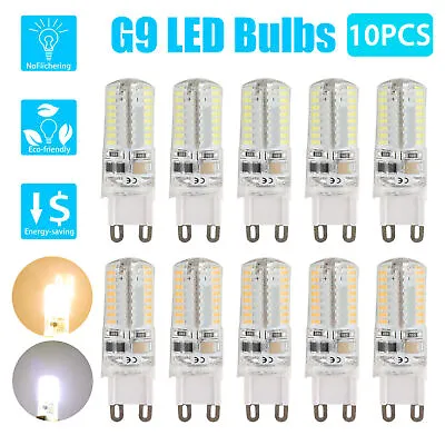 10pcs G9 Warm/White LED Corn Light Bulb Dimmable Energy-saving Super Bright Lamp • $12.99