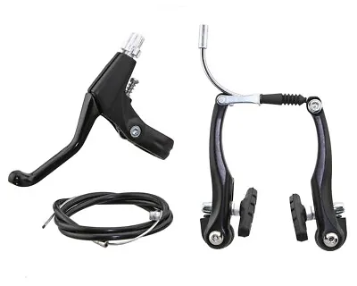 Bike Bicycle Alloy Complete FRONT V-Brake Set 110mm Black. • $16.25