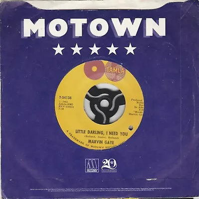 Northern MARVIN GAYE Little Darling I Need You US TAMLA 1966 • £2.99