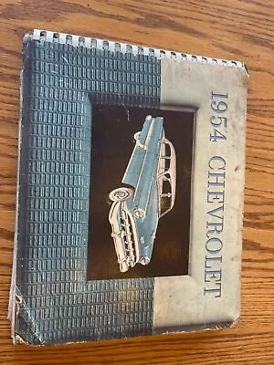 1954 Chevy Chevrolet Dealer Showroom Sales Album Book Old Original  • $350