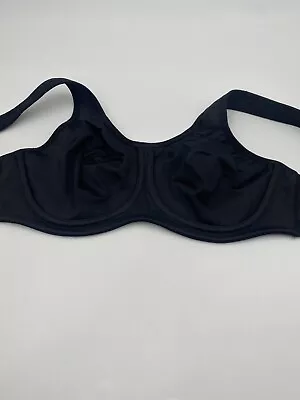 Wacoal Simone Size 34 DD Black Full Coverage Underwire Spots Bra St:855170 • $15