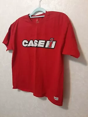 Case International Red T Shirt With Logo Size L Mens • $9