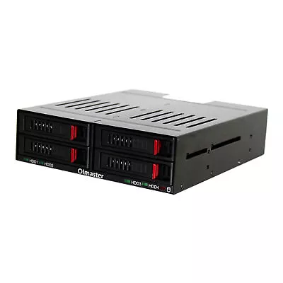 4 Slots SATA Internal Rack 4x2.5inch Hard Drive Case Mobile Rack Enclosure • £34.99