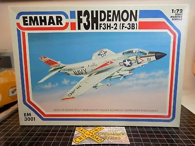 Emhar EM3001 1:72 McDonnell F3H Demon (F-3B) USAF Fighter KIT (M030608) • $12.86