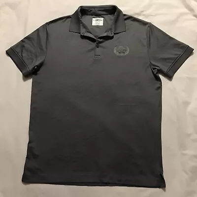 Liquid Yacht Wear Polo Shirt Mens Large Gray Short Sleeve • $13.99