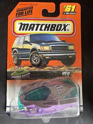 1999 Matchbox Science Fiction Series 13 #61 UFO Space Ship Purple Mattel • $6.79