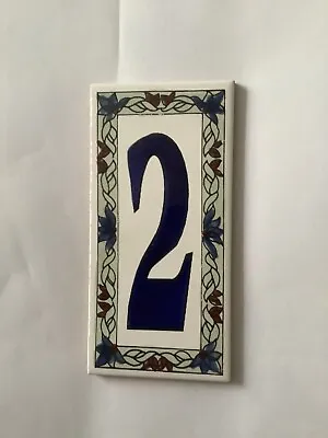 Made By Hand From Tunisia House Number Tiles • £3