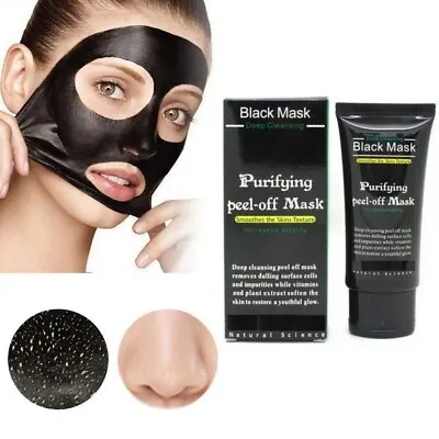 Purifying Acne Peel-off Mask ​Facial Cleansing Blackhead Remover Charcoal Mask • $8.49