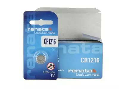 Renata CR1216 Lithium Watch Replacement Battery (1PC) • £6.51